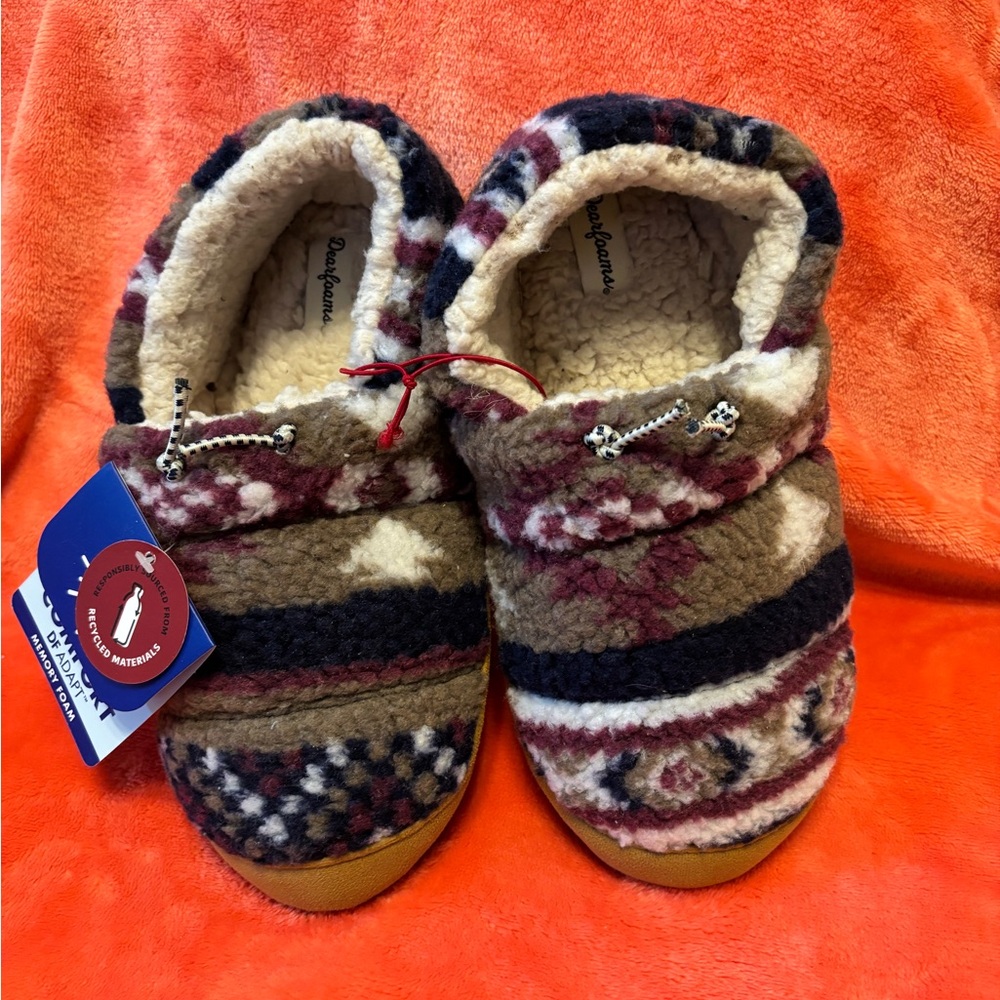 Dearforms pair of Patterned Slippers - Multicolor